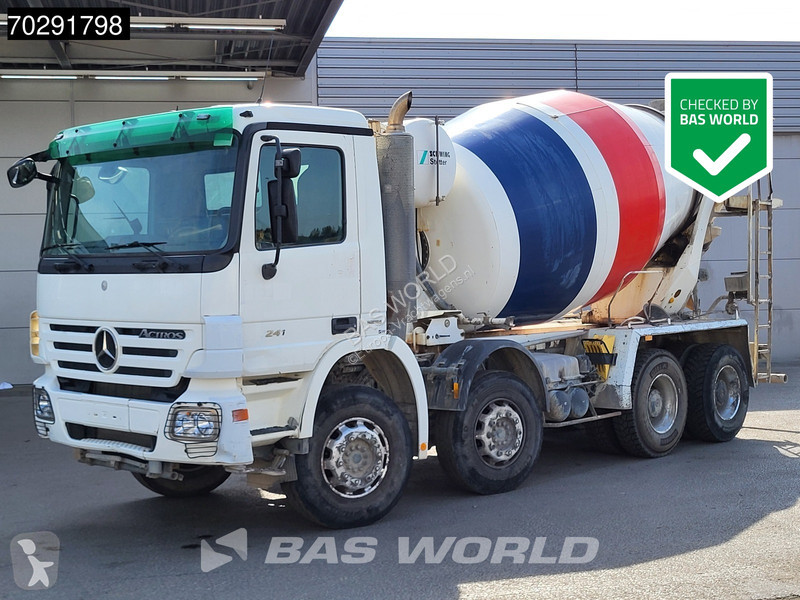 Lastbil Mercedes 3241 8X4 9m3 Stetter Mixer...