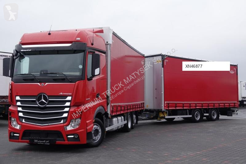Kamion s návěsem Camion rideaux coulissants +...