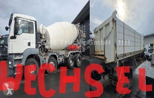 Lastbil MAN TGS 35.440 /8X4 / Wechsel 9qm Mixer...