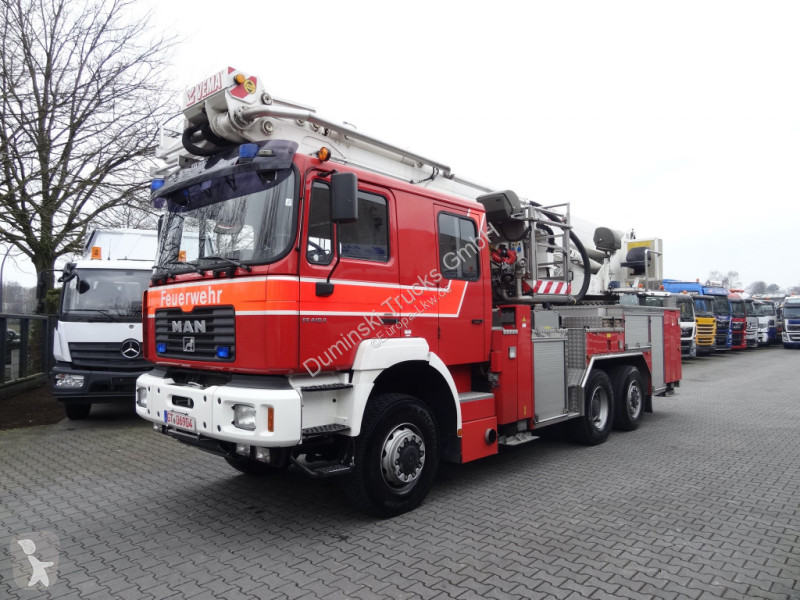 Kamion MAN FE 410 6X6 Feuerwehr Vema Lift 32 Meter