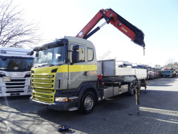 Camion plateau ridelles Scania