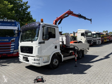 Camion plateau ridelles MAN