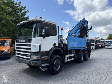 Camion Scania P124 360 6X6 Palfinger 48000 bis 32 Meter