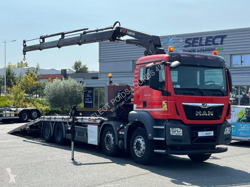 Camion MAN 35.360 8x2 porte engins