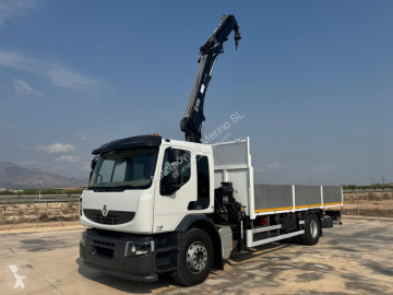 Camion grue ridelles Renault