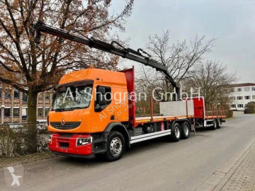 Camion grue ridelles Renault