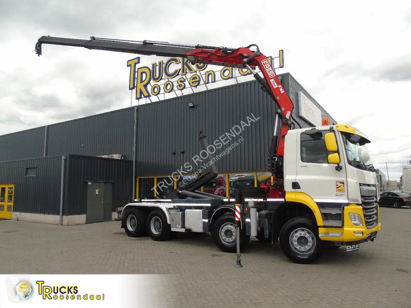 Kamion DAF 480 + 8X4 + FASSI 16T/M + 20T HOOK +...