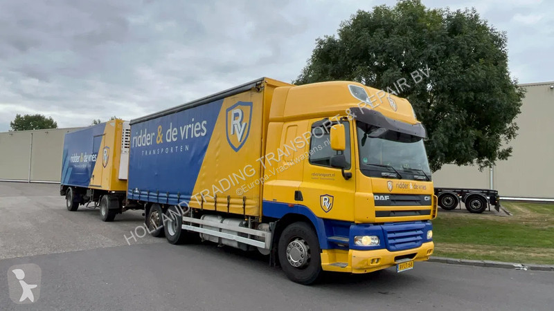 Camion DAF CF 85.410 Schuifzijlen wagen 6x2 Daf