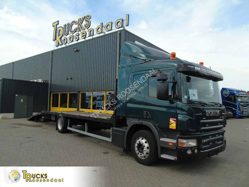 Kamion Scania 270 + manual + hydrolic ramps +...