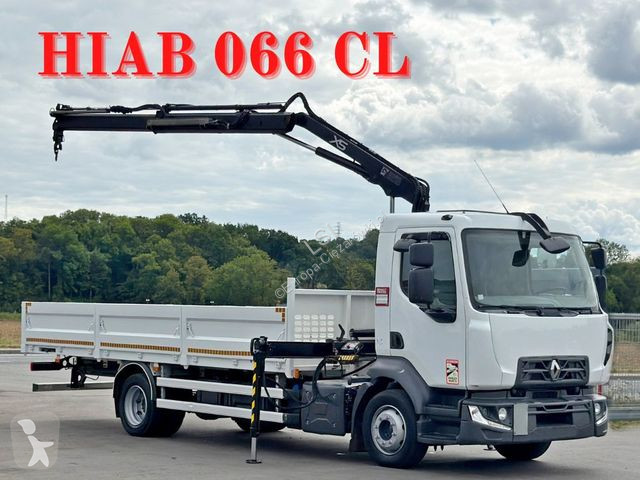 Kamion Renault D12.210 * HIAB 066 CL * TOPZUSTAND