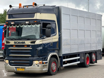 Kamion auto pro transport hovězího dobytka Scania