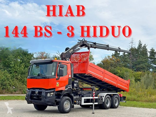 Kamion Renault K 380 * HIAB 144 BS - 3 HIDUO +...
