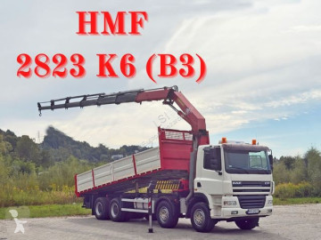 Camion DAF CF85 85380 * HMF 2823 K6 (B3) + FUNK * 8x4 * TOP