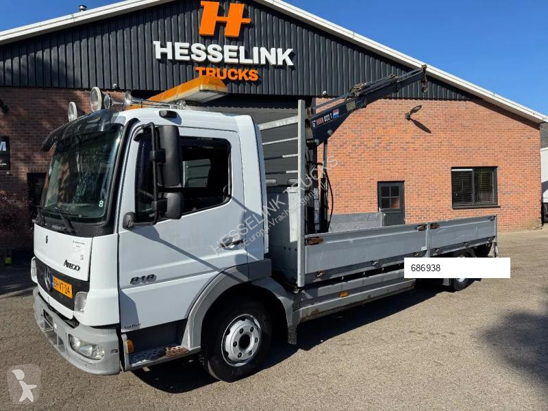 Camion Mercedes 818 Machinery transporter +...