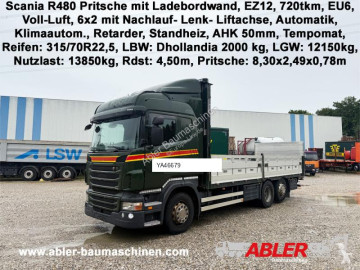 Camion plateau Scania
