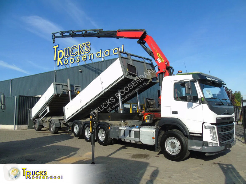 Camião Volvo 420 + 8x4 + PALFINGER 24.001 SLD +...