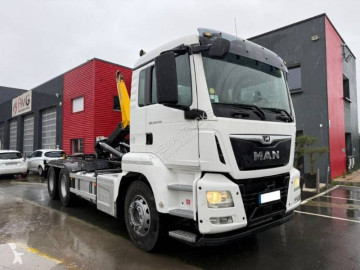 Camión portacontenedor de gancho MAN