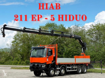 Камион Renault K 430 * HIAB 211 EP - 5 HIDUO+ FUNK * 8x4