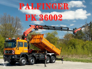 Камион MAN 35.414 * PALFINGER PK 36002 +FUNK / 8x8