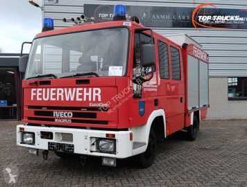 Lastbil Iveco EUROCARGO 75 E 14 Eurofire 600 ltr - Brandweer, Feuerwehr, Fire truck - Crewcab, Doppelcabine