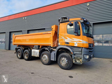 Camion Benne Mercedes BIG Avec Remorque – Jouet Miniature Allemand En Plastique
