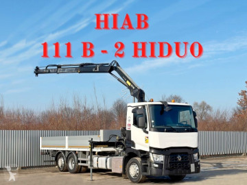 Камион Renault T 380 * HIAB 111 B - 2 HIDUO + FUNK / 6x2!