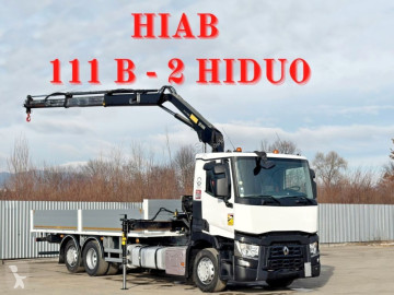 Камион Renault T 380 * HIAB 111 B - 2 HIDUO + FUNK / 6x2!