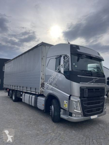 Eligor 1/43 Volvo FH Restyle - Camion Semi-remorque Tautliner Malherde - Bleu/Blanc