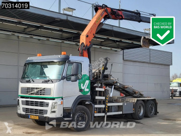 Камион Volvo NL FM 340 FM 6X2 -Truck Palfinger PK21502 Kran Crane 2 extensions 24t cablelift Euro 3
