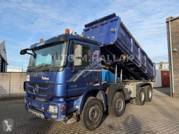 Miniature Mercedes-Benz Actros 8x4 Avec Bétonnière Liebherr - NZG 754/17 - Échelle 1:50