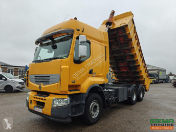 شاحنة Renault Premium Lander 450 6x4 Sleeper Cab Euro 5 - Tipper/Tractor - Double Purpose - Rockinger - 160,000 km