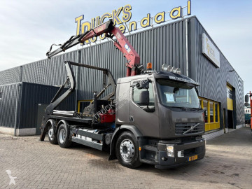 Lastbil Volvo F16 FE 330 + HMF 1680 + 6X2 + CONTAINER SYSTEM