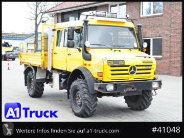 Камион Unimog U4000 U4000, 437/25 4x4, Pritsche, Doka, Allrad 6 Sitze,