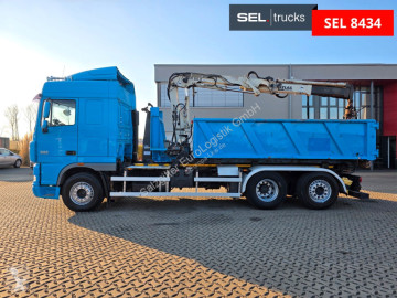 شاحنة DAF XF105 AS105XF / Lenkachse / ATLAS AK 85.2 A2 / KRAN