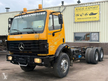 Lastbil Mercedes 2629 SK V8 Chassis Cabine 6x4 Full Steel Suspension Manual Gearbox Good Condition