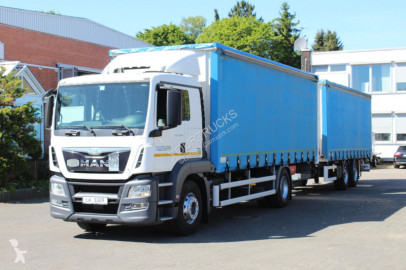 Camion remorque rideaux coulissants (plsc) MAN