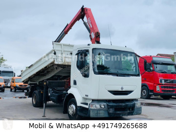 Renault three-way side tipper truck