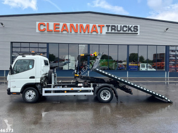 Камион Fuso Canter Euro 6 Hyvalift 5 Ton haakarmsysteem + Flatbedcontainer Just 44.417 km!