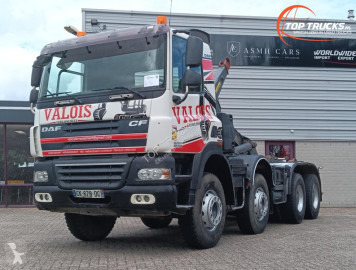 Камион DAF CF85 FAD 85410 8x4 - Marrel 20t. Hooklift, Hooklift, Roll-off tipper - Retarder - Manual - Air conditioning - Big Axle - Bottom bracket - Articulated boom