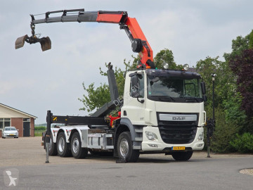 Камион DAF CF 410 FAQ PALFINGER CRANE 22TM!! REMOTE CONTROL!! HOOK LIFT!! ZERO EMISSION 2030!!