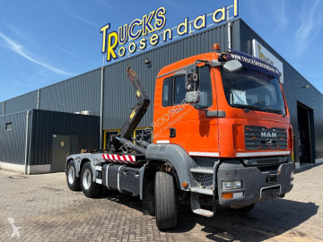 شاحنة MAN 26.360 TGA + 6X4 + HOOK ARM SYSTEM + MANUAL + BIG AXLES