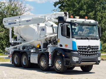 Камион Mercedes AROCS 3743 * Betonpumpe + FUNK * 8x4 * TOP