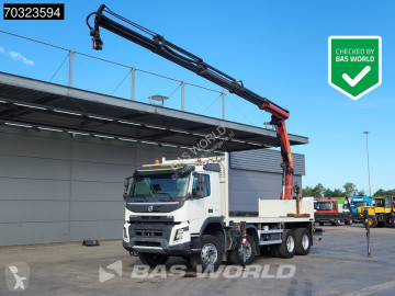 Камион Volvo FM7 FMX 370 8X4 Palfinger PK22002-EH Kran Crane Remote VEB Automatic Euro 6
