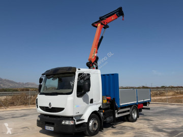 Camión grúa caja abierta Renault