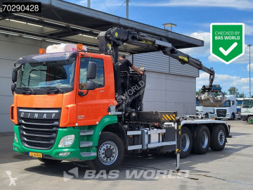Камион Ginaf X6 4336CHFE GINAF 8X6 NL-Truck 8x6 Tajfun L170 Z3 Crane + VDL S-25-6200 containersystem Lift+Steering axle