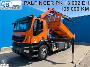 Camión Iveco Stralis 330 EURO 6, CNG, Palfinger, Retarder, PTO