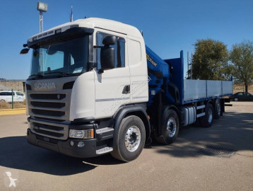 Camión plataforma Scania
