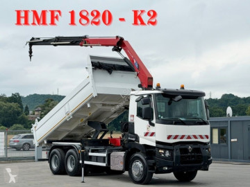 Камион Renault C 380* KIPPER 5,20 m* KRAN/FUNK * TOPZUSTAND !
