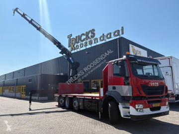 Камион Iveco Stralis 360 + HMF 4020 K5 + EURO 6 + JIB PREPARED + 8X2 + REMOTE