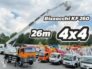 Camión MAN LE LE 14.220B 4x4 Zwyżka Bizzocchi KF 260 Podnośnik Koszowy